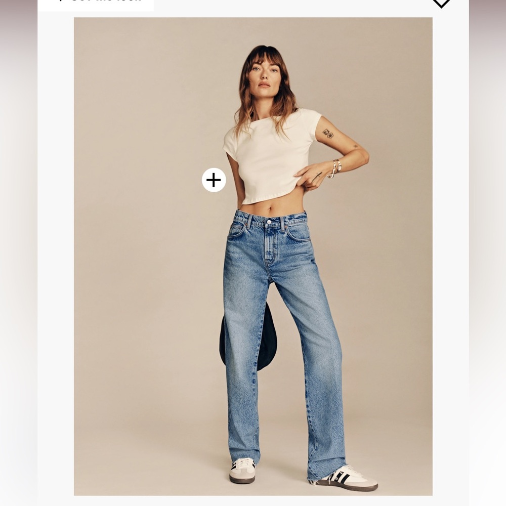 Reformation Val 90s Mid Rise Straight Jeans